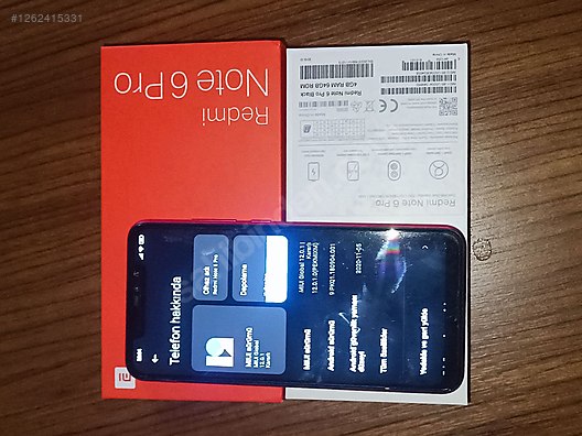 İkinci El ve Sıfır Alışveriş / Cep Telefonu & Aksesuar / Cep Telefonu / Xiaomi / Redmi Note 6 Pro