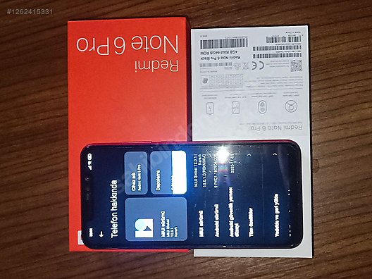İkinci El ve Sıfır Alışveriş / Cep Telefonu & Aksesuar / Cep Telefonu / Xiaomi / Redmi Note 6 Pro