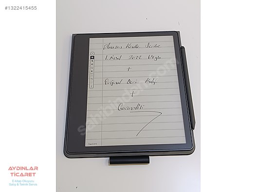 Amazon Kindle Scribe 2022 64gb Premium Pen + Orijinal Kılıf