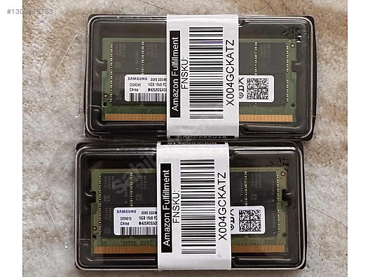 SAMSUNG 32GB (16x2) DDR5 5600MHZ LAPTOP RAMİ YD sahibinden.comda