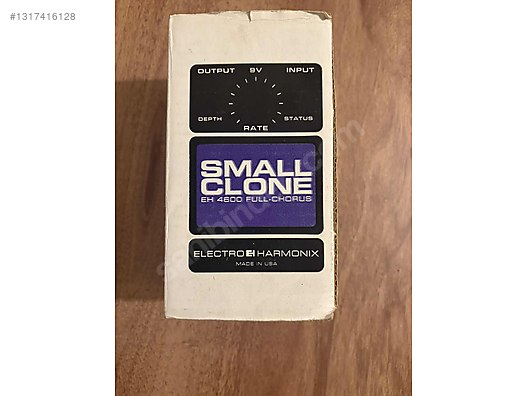 Electro-Harmonix SMALL CLONE USA製 木箱付 Electro Harmonix Small Clone Chorus - Efekt Pedalı ve Diğer