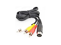 commodore vic 20 c16 c64 c128 serisi için video kablosu #1237416250