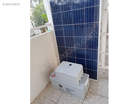 Güneş Enerjisi Sistemi - güneş paneli 240 amper JEL akü solar şarj kontrol cihazı
