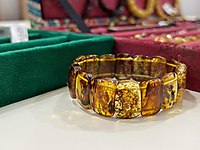 %100 DOĞAL ROLEX KEHRİBAR BİLEKLİK