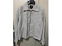 H&M - Erkek Mont - Gri/Siyah Kırçıllı Renk - M Beden