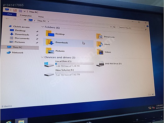 LENOVO X3650 M5 2X 2699 V4/88Ç/128GB RAM 16X 600 SAS 12Gb DİSK