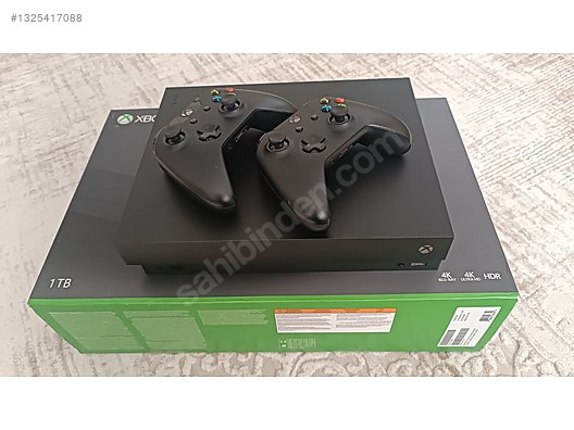 Temiz Xbox One X 2 Orijinal Kol + 1 TB SSD on sahibinden.com