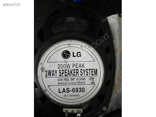 Otomobil Arazi Araci Elektronik 2 Adet 200 Watt Lg Oval Hoparlor Sahibinden Comda 791417171