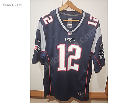 NFL スーパーボウル　ペイトリオッツ Tom Brady ユニフォームMサイズ ORİJİNAL TOM BRADY #12 NEW ENGLAND PATRIOTS FORMASI KOLEKSİYON on
