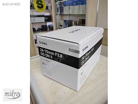 SIGMA 24-70mm F2.8 DG DN 本体・箱・フード全て Lensler / Sigma 24-70 MM F2.8 DG DN II Sıfır !! Sony kadar iyi