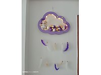 sıfır kutusunda yeni doğan kapı süsü led ışıklı