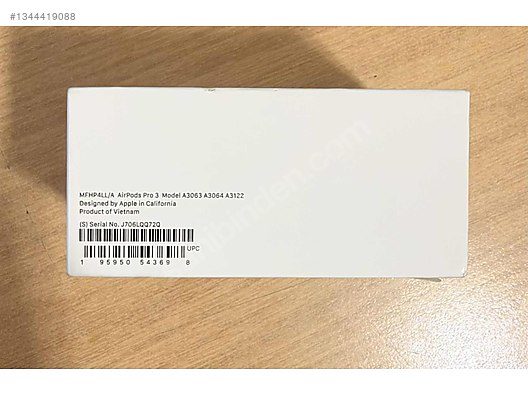 AirPods Pro 3. Nesil sahibinden.comda - 1344419088