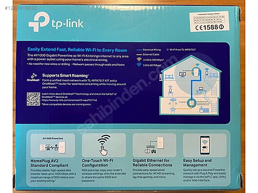 TP-Link WPA7517 | AV1000Powerline + AC1200 Wi-Fi | 2 Yıl Grnti - Sinyal Yükselteci ilanları uygun fiyatlarıyla sahibinden.com'da