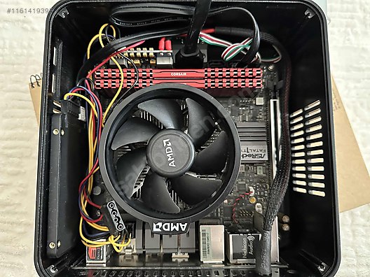 Toplama / Mini ITX PC Oyun Bilgisayarı Ryzen 5600g B450M 16GB
