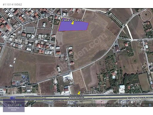 SİLİVRİ YENİMAHALLEDE 8 KAT İMARLI 272m2 HİSSELİ ARSA #1101419562