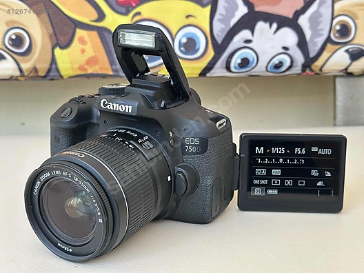Canon EOS 750D (Rebel T6i) DSLR Dijital Fotoğraf Makinesi
