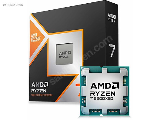Ryzen 7 9800X3D / 9800X 3D İşlemci Tray Garantili Faruralı
