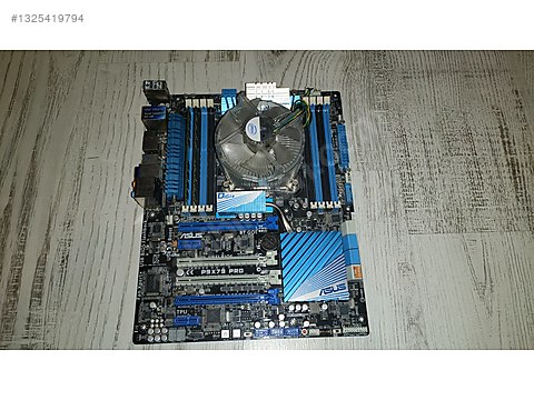ASUS P9X79 PRO ANAKART/İ7 3820 İŞLEMCİ/8GB DDR3 RAM HAZIR SET