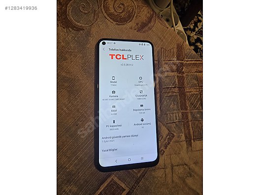 İkinci El ve Sıfır Alışveriş / Cep Telefonu & Aksesuar / Cep Telefonu / TCL / Plex