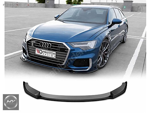 U様おまとめページ AUDI A6 S-Line / S6 C8 2019-2025 Ön Tampon Eki Lip Piano Black