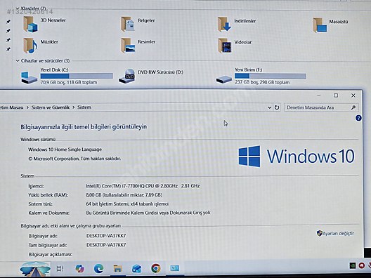 Asus / Asus STRİX 4 GB GTX 1050 E.Kartı 8 GB RAM İ7 7.Nesil RGP