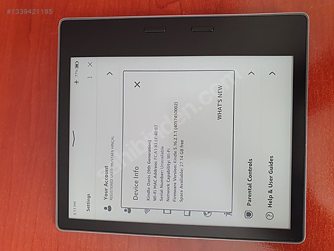 Kindle Oasis 9. Nesil 32GB - Amazon Kindle Kitap Elektroniği