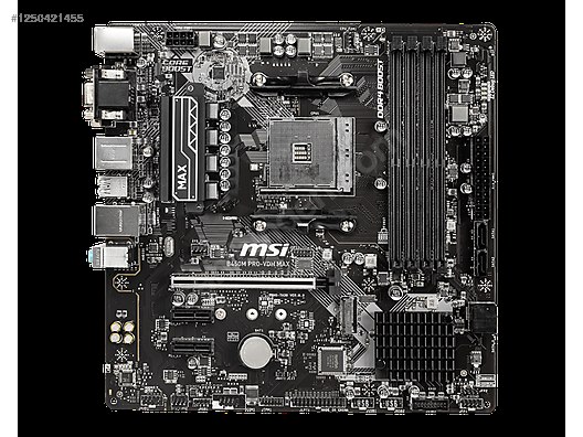 MSI B450M PRO-VDH MAX 3866(OC)MHZ DDR4 AM4 ANAKART - Anakart ve Tüm Masaüstü Bilgisayar Parçaları sahibinden.com'da