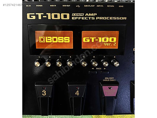 BOSS GT 100 SIFIR FULL DOĞU BATI SET CANTA SIFIR - Prosesör ve