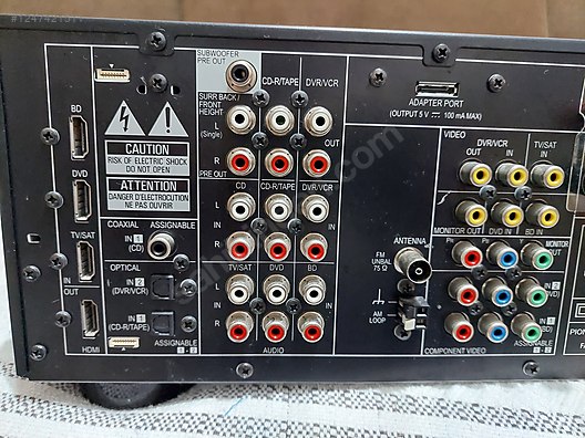 Ampli-Tuner AV Pioneer VSX-520-k - 5x110W, Gris, Avec Télécommande, Très Bon État