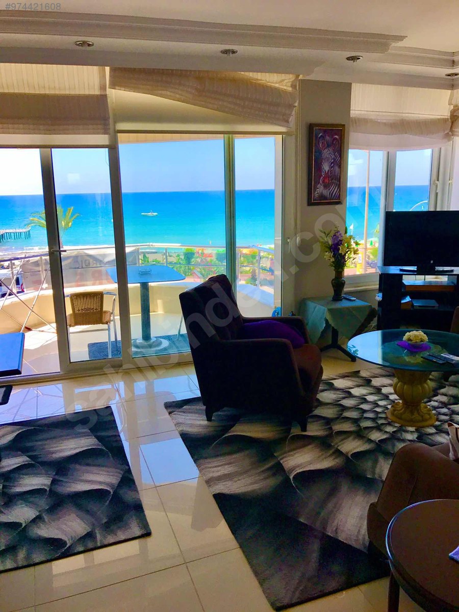 Alanyada denize sıfır lüks daire Günlük Kiralık Daire İlanları