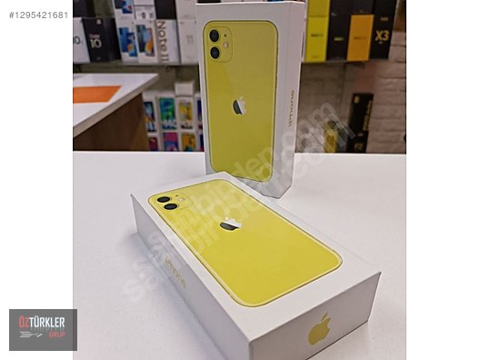 APPLE İPHONE 11 SARI BOŞ KUTU on sahibinden.com - 1295421681