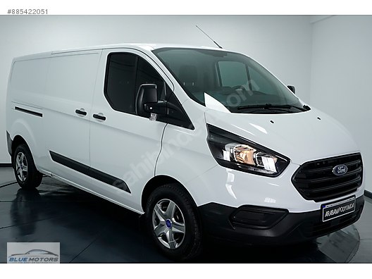 blue ford transit custom