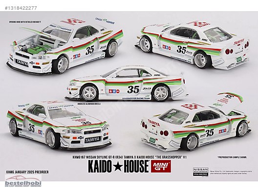 NISSAN SKYLINE GT-R R34 THE GRASSHOPPER KAIDO HOUSE bestelhobi on