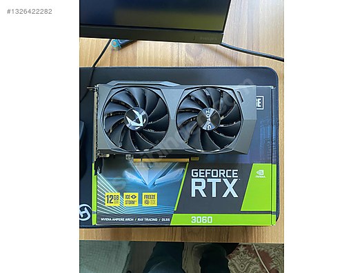 Temiz Zotac Twin Edge RTX 3060 12GB - Kutulu / Sorunsuz sahibinden
