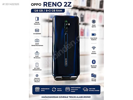 128 GB Siyah Oppo Reno2 Z Cep Telefonu - 1331422320