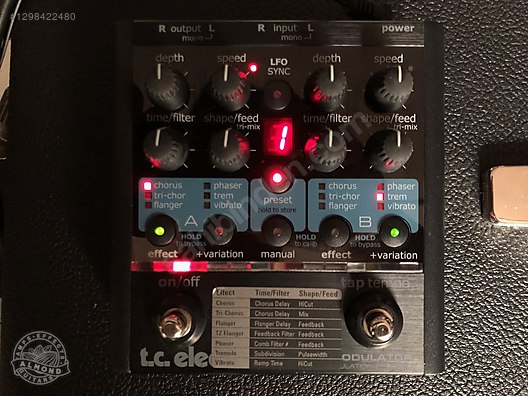 Tc electronic Nova NM-1 Modulator Dual Modulation Pedal - Efekt