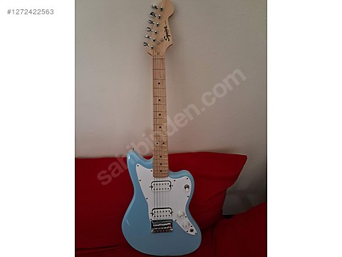 Fender Squier Mini Jazzmaster HH Akçaağaç Klavye Elektro Gitar on