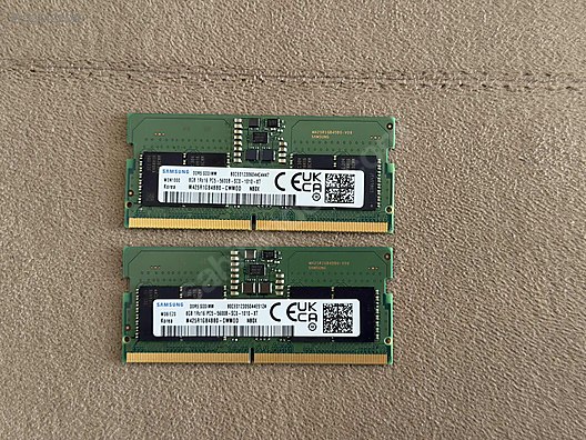 8X2 16 GB Samsung 5600MHZ DDR5 LAPTOP RAM sahibinden.comda