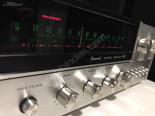 Sansui Entegre Amfi - Sansui 661 stereo receiver.. Hatasız/ made