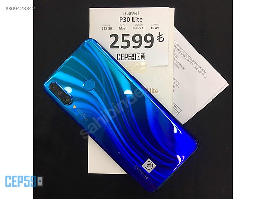 Huawei P30 Lite 128gb Mavi 10 Ay Garanati Cep59