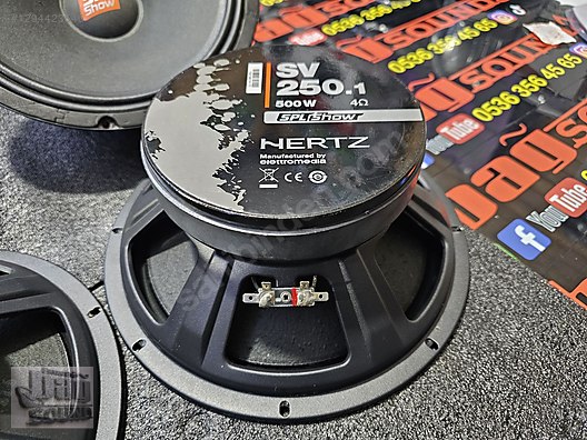 Speaker / Midrange / 2EL TAMIRSIZ HERTZ SPL SHOW 25CM 250RMS K.K