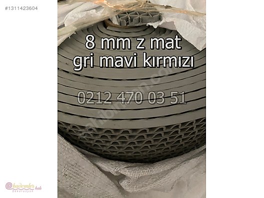 Zig Zag Z Mat Paspas 8 mm | Otel Havuz Kenarı Kaydırmaz mavi on