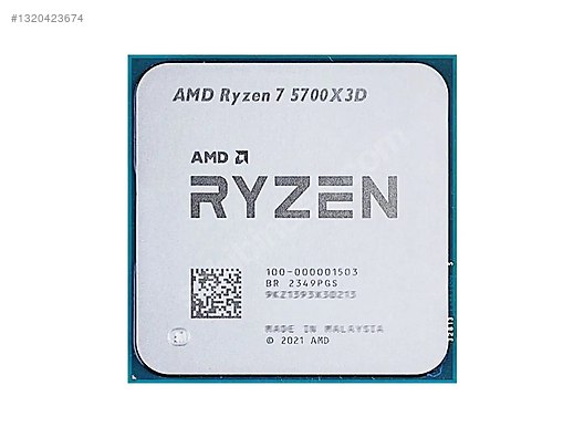 AMD Ryzen 7 5700X3D tray işlemci sahibinden.comda - 1320423674