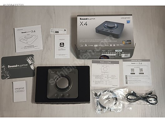 Creative Sound Blaster X4 Harici Ses Kartı on sahibinden.com
