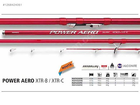 Kamış & Aksesuarlar / Shimano Power Aero Surf XTR-C 425cm 225gr