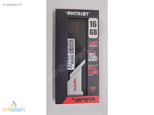 Patriot Viper Venom 16 GB 6000 MHz CL30 PVV516G60C30 DDR5 Ram