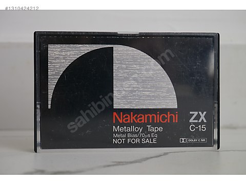 NAKAMICHI ZX-15 cassette tape. - Müzik Kasetleri Alışverişte İlk