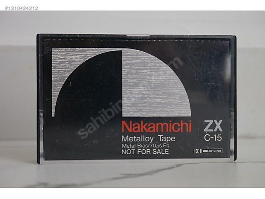 NAKAMICHI ZX-15 cassette tape. - Müzik Kasetleri Alışverişte İlk