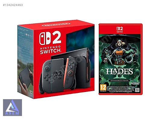 Nintendo Switch 2 + Hades Oyun + Kırılmaz Cam + 24 Ay Garantili