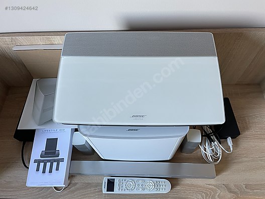 BOSE Lifestyle 650 Beyaz ve Siyah Yepyeni mevcut sahibinden.comda